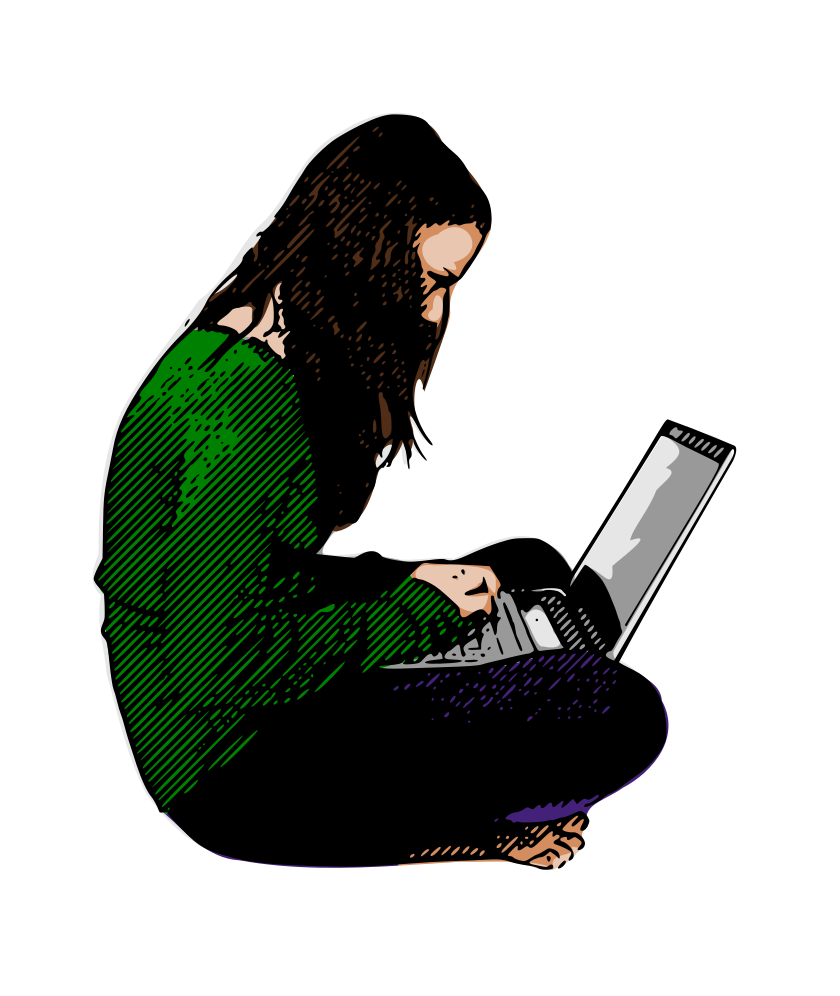 Blogging girl smaller margins