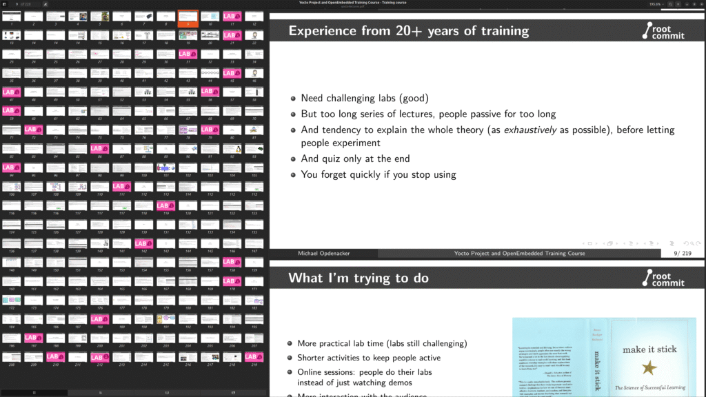 Many practical labs in Root Commit&rsquo;s training courses