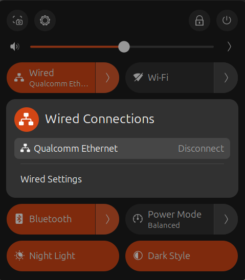 USB tethered network