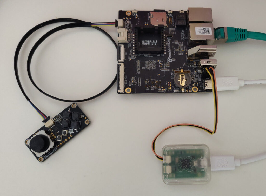 BeaglePlay with Adafruit Gamepad