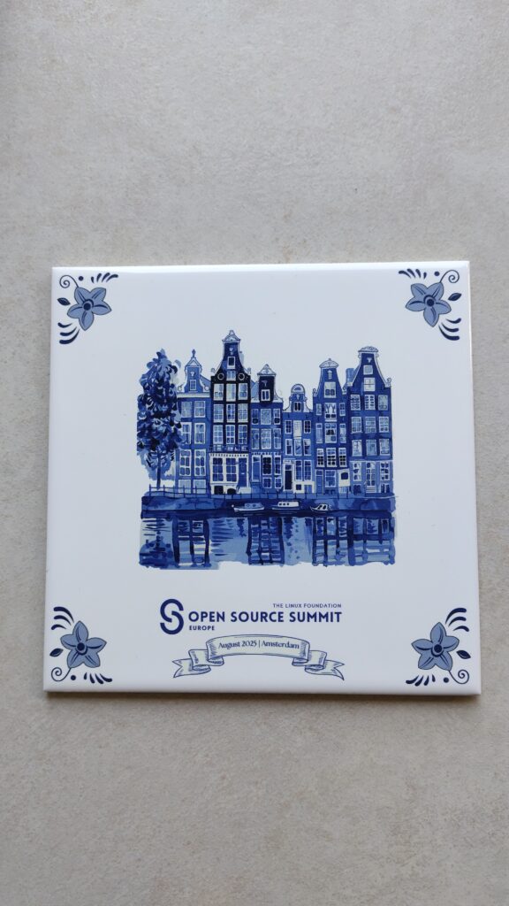 OSS Europe Amsterdam Speaker Gift Slate